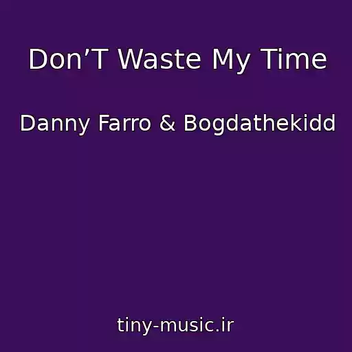 کاور آهنگ Don’T Waste My Time از Danny Farro & Bogdathekidd