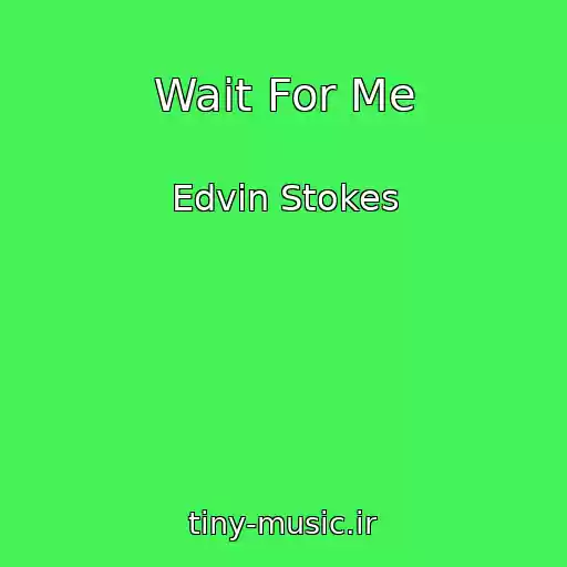 کاور آهنگ Wait For Me از Edvin Stokes