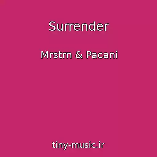 کاور آهنگ Surrender از Mrstrn & Pacani