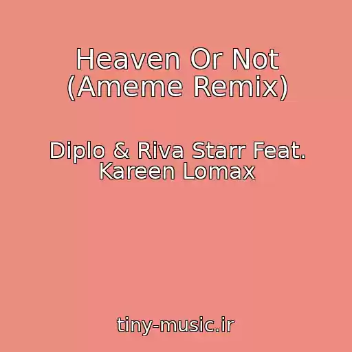 کاور آهنگ Heaven Or Not (Ameme Remix) از Diplo & Riva Starr Feat. Kareen Lomax