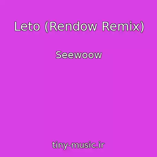 کاور آهنگ Leto (Rendow Remix) از Seewoow