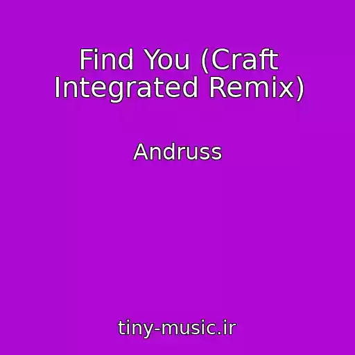 کاور آهنگ Find You (Craft Integrated Remix) از Andruss