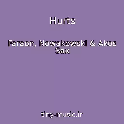 کاور آهنگ Hurts از Faraon, Nowakowski & Akos Sax