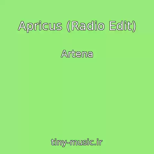 کاور آهنگ Apricus (Radio Edit) از Artena