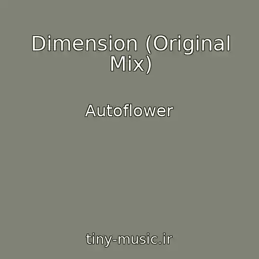 کاور آهنگ Dimension (Original Mix) از Autoflower