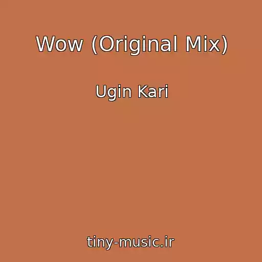 کاور آهنگ Wow (Original Mix) از Ugin Kari