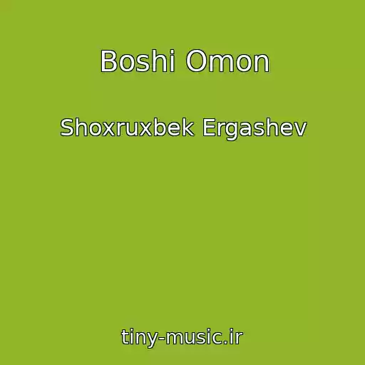کاور آهنگ Boshi Omon از Shoxruxbek Ergashev