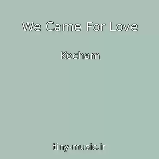 کاور آهنگ We Came For Love از Kocham