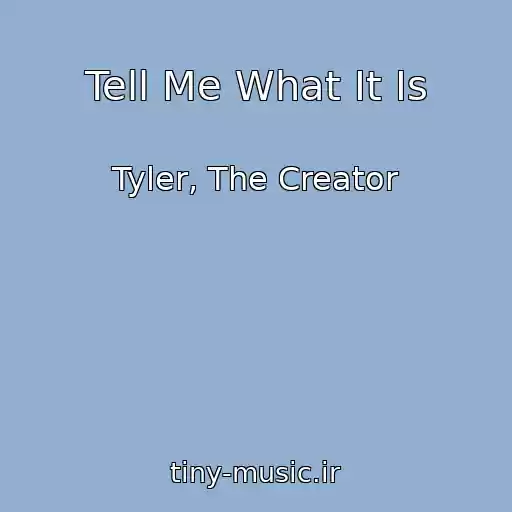 کاور آهنگ Tell Me What It Is از Tyler, The Creator