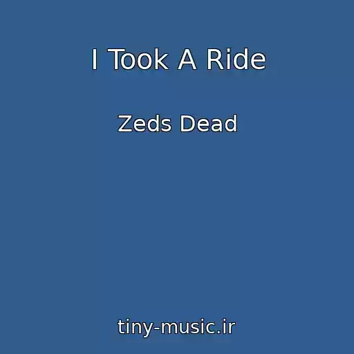 کاور آهنگ I Took A Ride از Zeds Dead