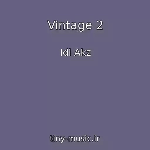 کاور آهنگ Vintage 2 از Idi Akz