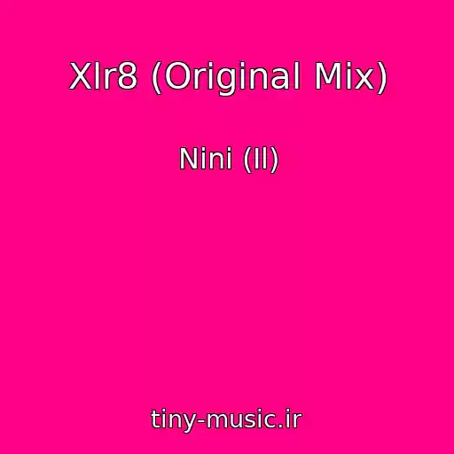 کاور آهنگ Xlr8 (Original Mix) از Nini (Il)