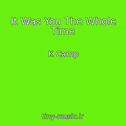 کاور آهنگ It Was You The Whole Time از K Camp