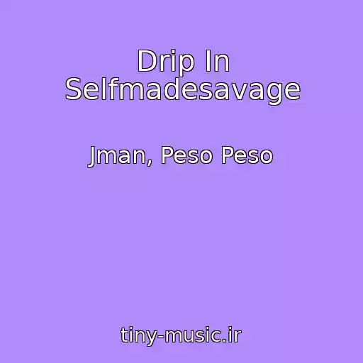 کاور آهنگ Drip In Selfmadesavage از Jman, Peso Peso