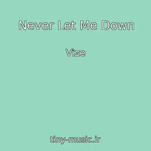 کاور آهنگ Never Let Me Down از Vize