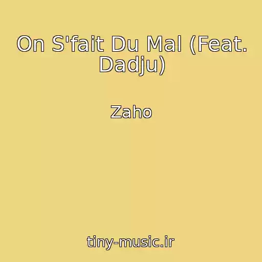 کاور آهنگ On S'fait Du Mal (Feat. Dadju) از Zaho
