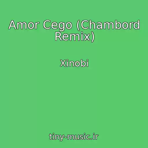 کاور آهنگ Amor Cego (Chambord Remix) از Xinobi