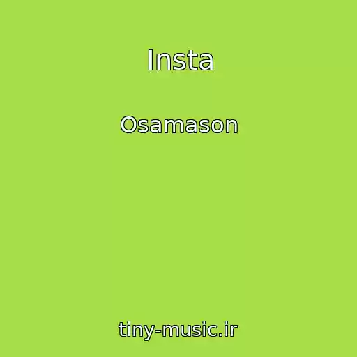 کاور آهنگ Insta از Osamason