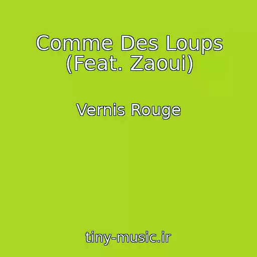 کاور آهنگ Comme Des Loups (Feat. Zaoui) از Vernis Rouge