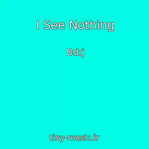 کاور آهنگ I See Nothing از Bd:j