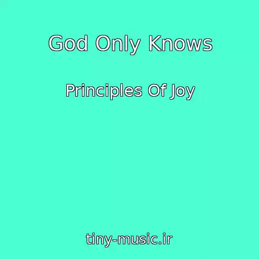 کاور آهنگ God Only Knows از Principles Of Joy