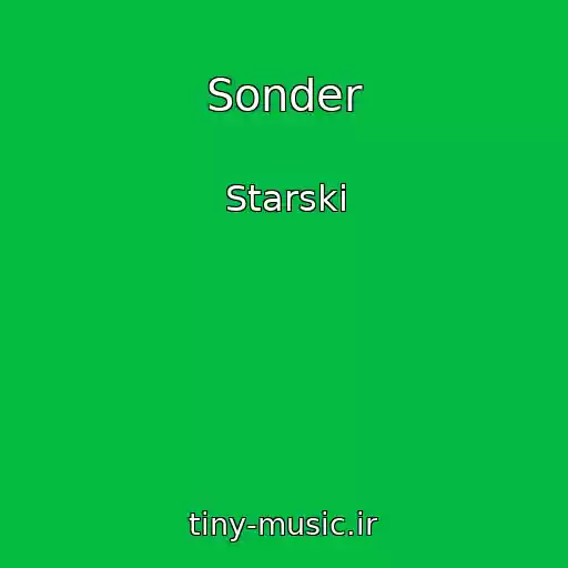 کاور آهنگ Sonder از Starski