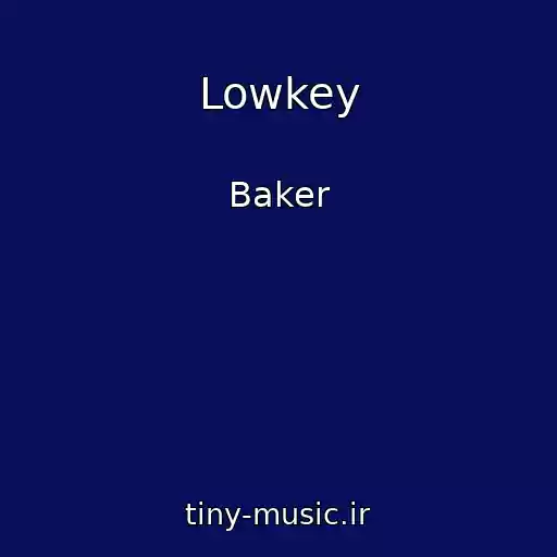 کاور آهنگ Lowkey از Baker