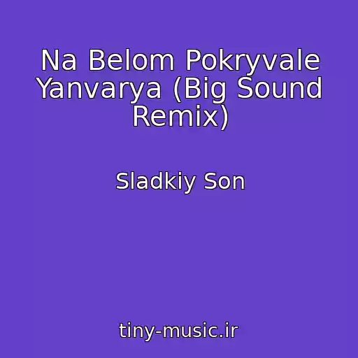 کاور آهنگ Na Belom Pokryvale Yanvarya (Big Sound Remix) از Sladkiy Son