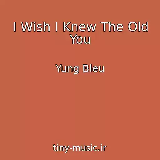 کاور آهنگ I Wish I Knew The Old You از Yung Bleu