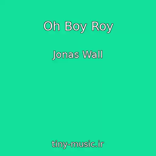 کاور آهنگ Oh Boy Roy از Jonas Wall