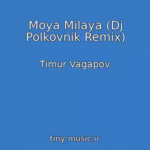 کاور آهنگ Moya Milaya (Dj Polkovnik Remix) از Timur Vagapov