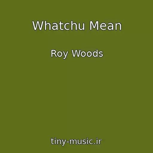 کاور آهنگ Whatchu Mean از Roy Woods