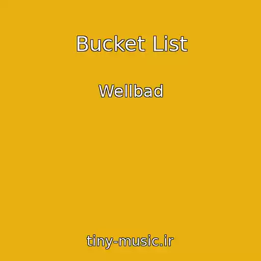 کاور آهنگ Bucket List از Wellbad