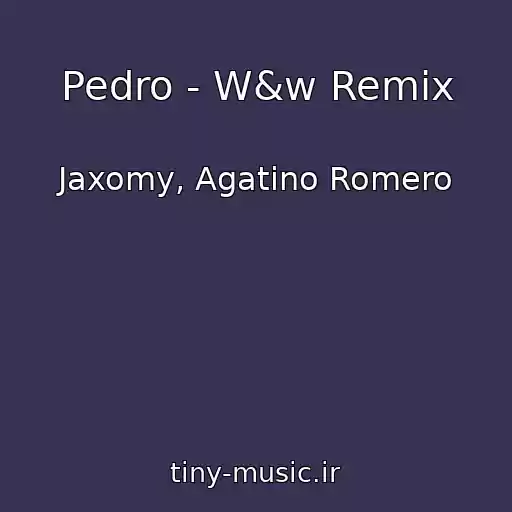 کاور آهنگ Pedro - W&w Remix از Jaxomy, Agatino Romero