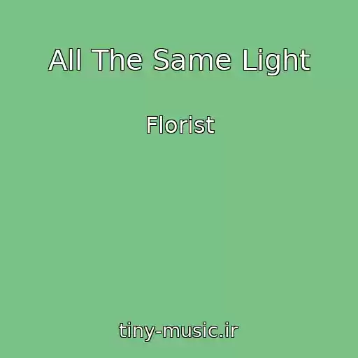 کاور آهنگ All The Same Light از Florist