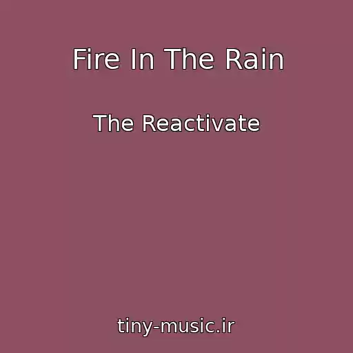 کاور آهنگ Fire In The Rain از The Reactivate
