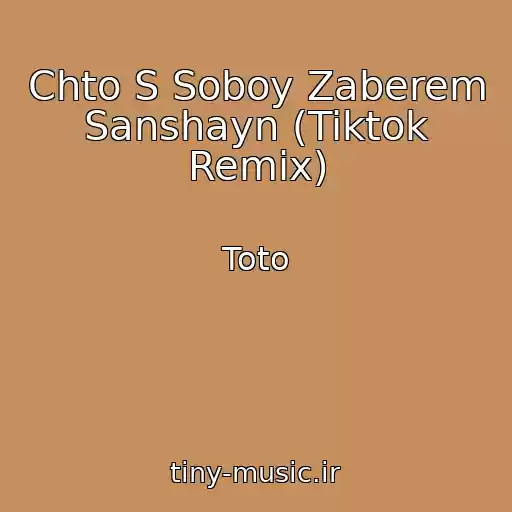 کاور آهنگ Chto S Soboy Zaberem Sanshayn (Tiktok Remix) از Toto