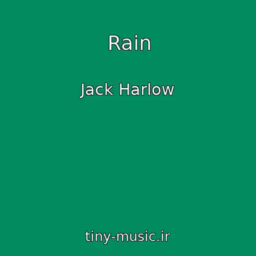 کاور آهنگ Rain از Jack Harlow