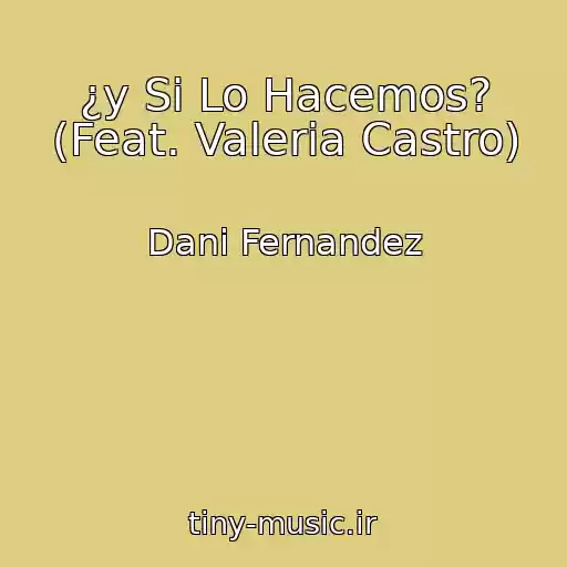 کاور آهنگ ¿y Si Lo Hacemos? (Feat. Valeria Castro) از Dani Fernandez