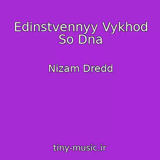 کاور آهنگ Edinstvennyy Vykhod So Dna از Nizam Dredd