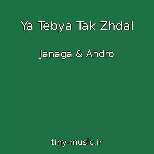 کاور آهنگ Ya Tebya Tak Zhdal از Janaga & Andro