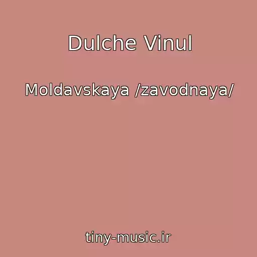 کاور آهنگ Dulche Vinul از Moldavskaya /zavodnaya/