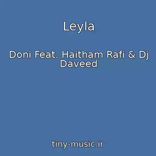 کاور آهنگ Leyla از Doni Feat. Haitham Rafi & Dj Daveed