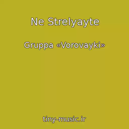 کاور آهنگ Ne Strelyayte از Gruppa «Vorovayki»