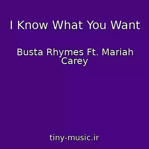 کاور آهنگ I Know What You Want از Busta Rhymes Ft. Mariah Carey