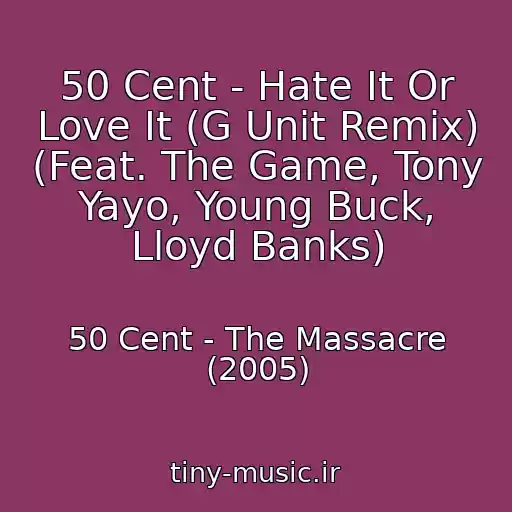 کاور آهنگ 50 Cent - Hate It Or Love It (G Unit Remix) (Feat. The Game, Tony Yayo, Young Buck, Lloyd Banks) از 50 Cent - The Massacre (2005)