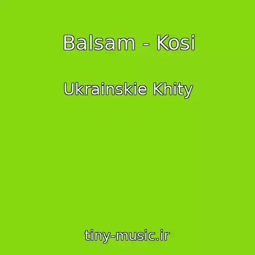 کاور آهنگ Balsam - Kosi از Ukrainskie Khity