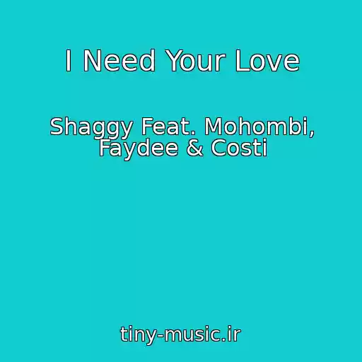 کاور آهنگ I Need Your Love از Shaggy Feat. Mohombi, Faydee & Costi