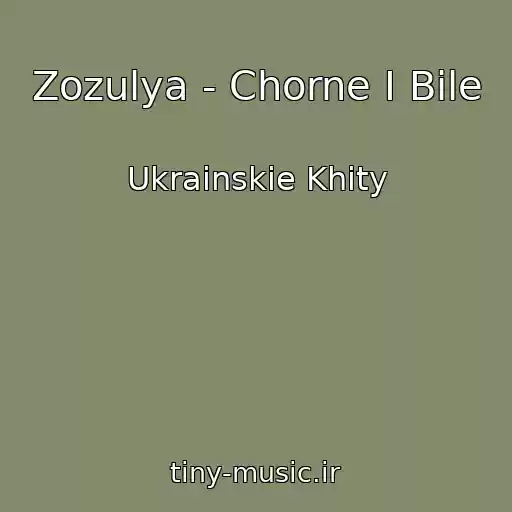 کاور آهنگ Zozulya - Chorne І Bіle از Ukrainskie Khity