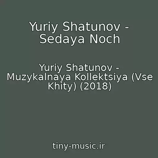کاور آهنگ Yuriy Shatunov - Sedaya Noch از Yuriy Shatunov - Muzykalnaya Kollektsiya (Vse Khity) (2018)